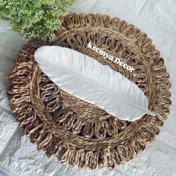 Concrete Feather Tray