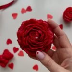 Peony Flower Candle