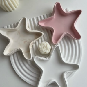 Starfish concrete jar