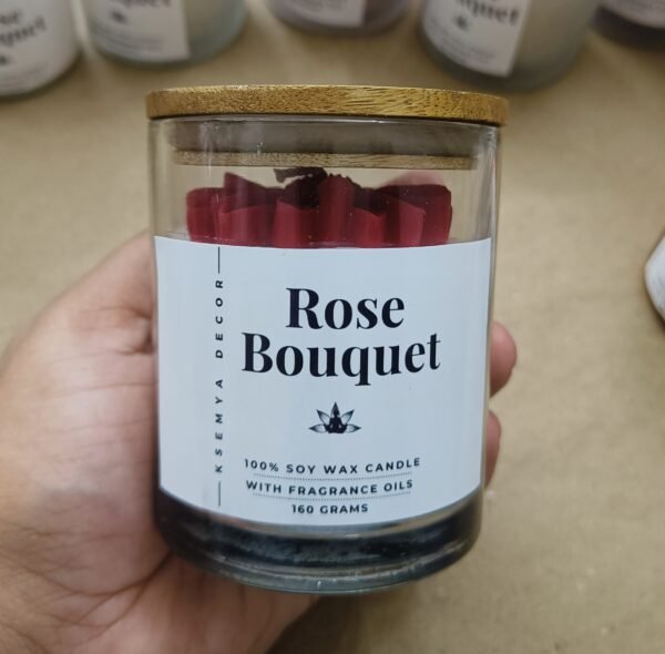 Daisy Flower Jar Candle