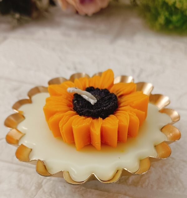 Sunflower Urli Candle