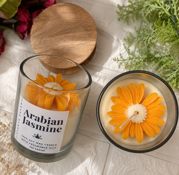 Daisy Jar Candle