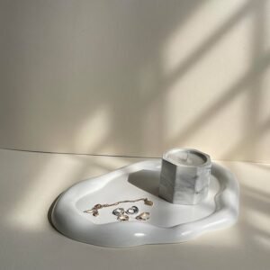 Concrete Cloud Trinket Tray