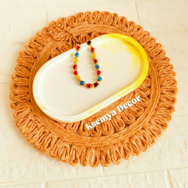 Concrete Oval Trinket Tray
