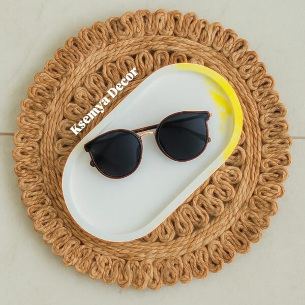 Concrete Oval Trinket Tray