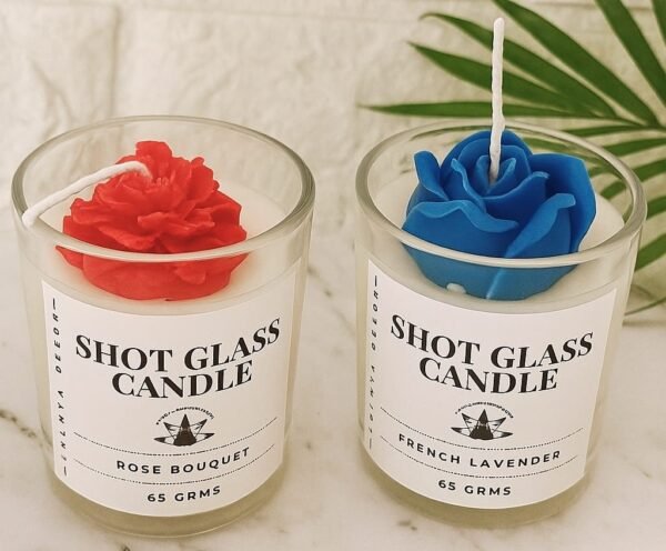 Shot Glass Jar Candles