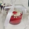 Rainbow Daisy Candle