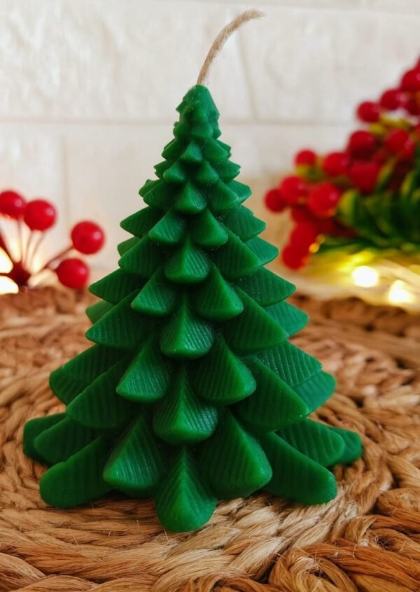 Christmas Pine Tree Candle