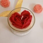 Heart in Bloom Candle