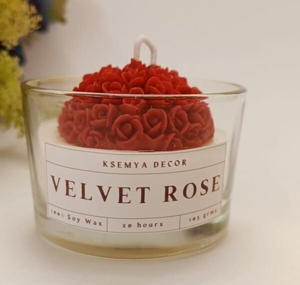 Rose Jar Candle