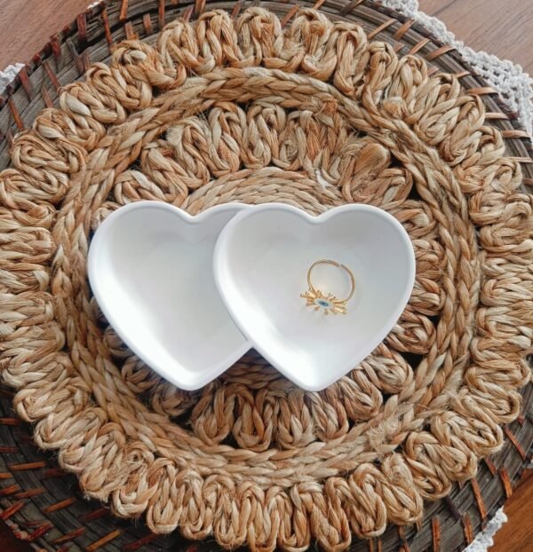 Heart Concrete Décor & Candle Jar