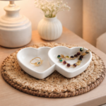 Heart Concrete Décor & Candle Jar