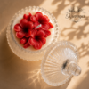Bell Jar Candle - Red
