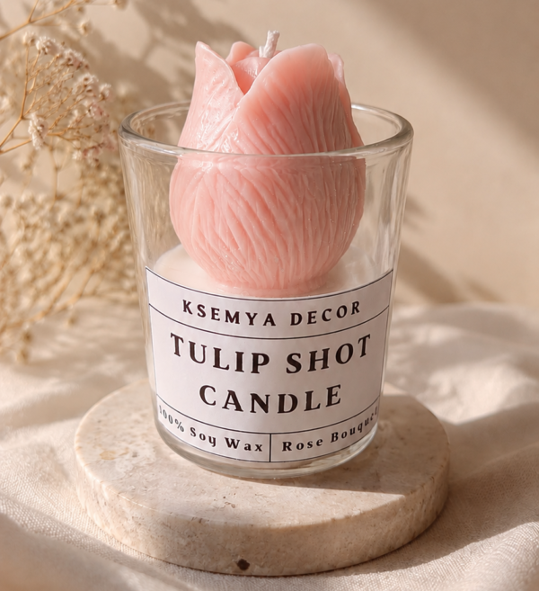 Tulip Shot Candle