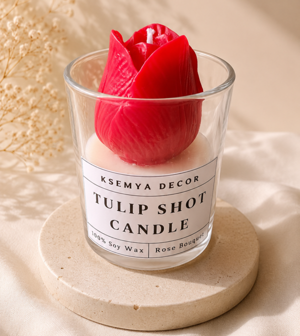 Tulip Shot Candle